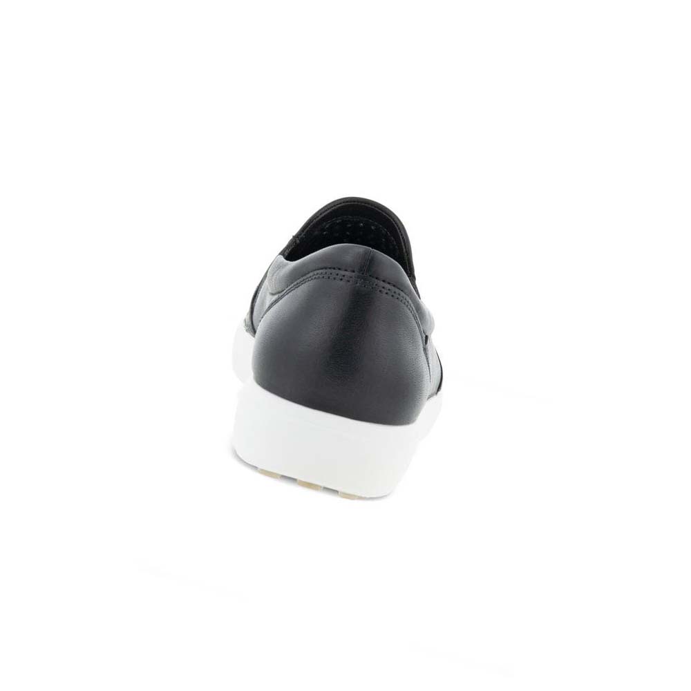 Women's Ecco Soft 7 Slip-on Casual Shoes Black | USA 77FDN